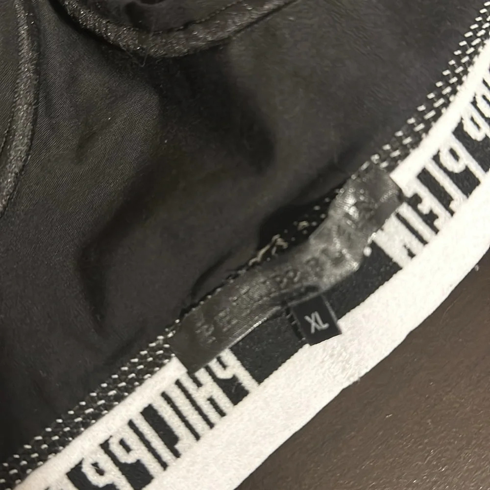 PHILIPP PLEIN black sports bra racer back band - Picture 4 of 6